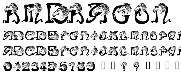 RMDragon   font